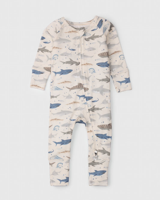 Baby Sleeper TENCEL™ - Smiley Sharks