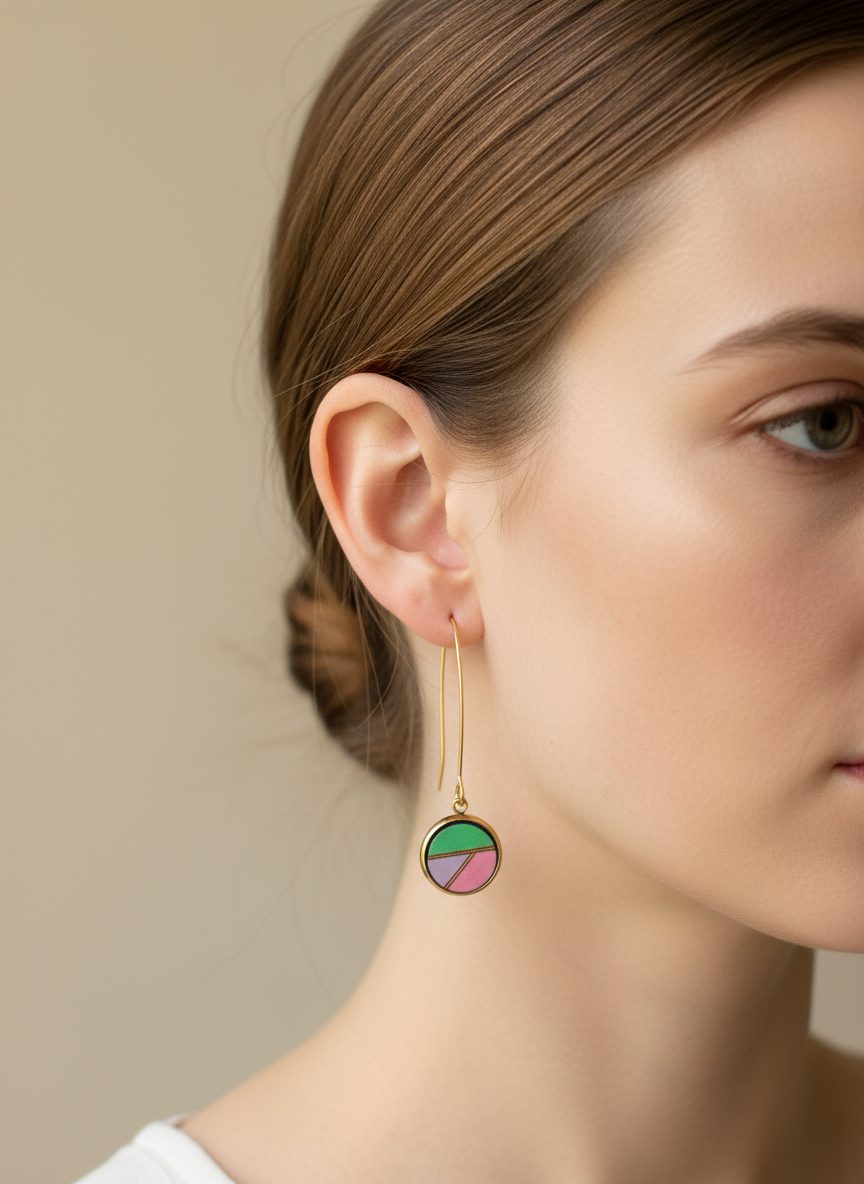 Trio Pastel Dangle Earrings