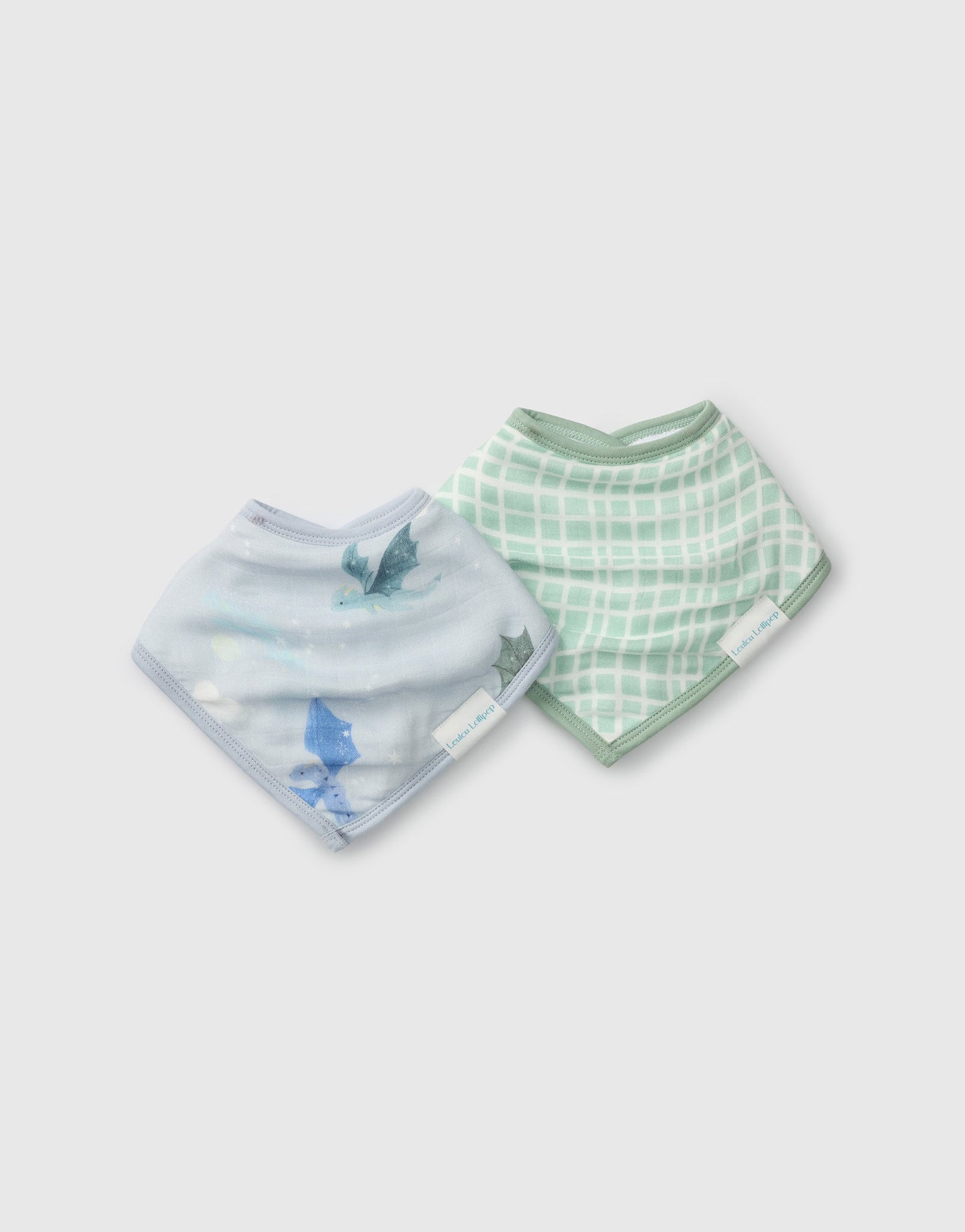 Bandana Bib Set - 2 Pack - Magical Dragons