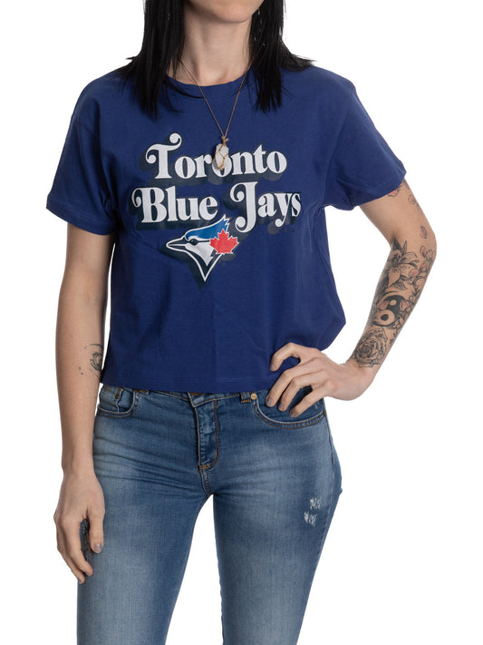 Toronto Blue Jays Ladies Crop T-Shirt