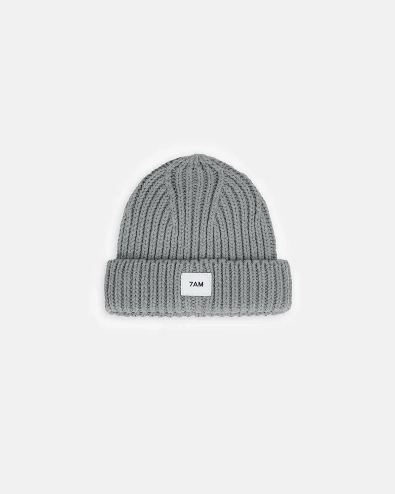 Chunky Beanie | Heather Grey | 7am