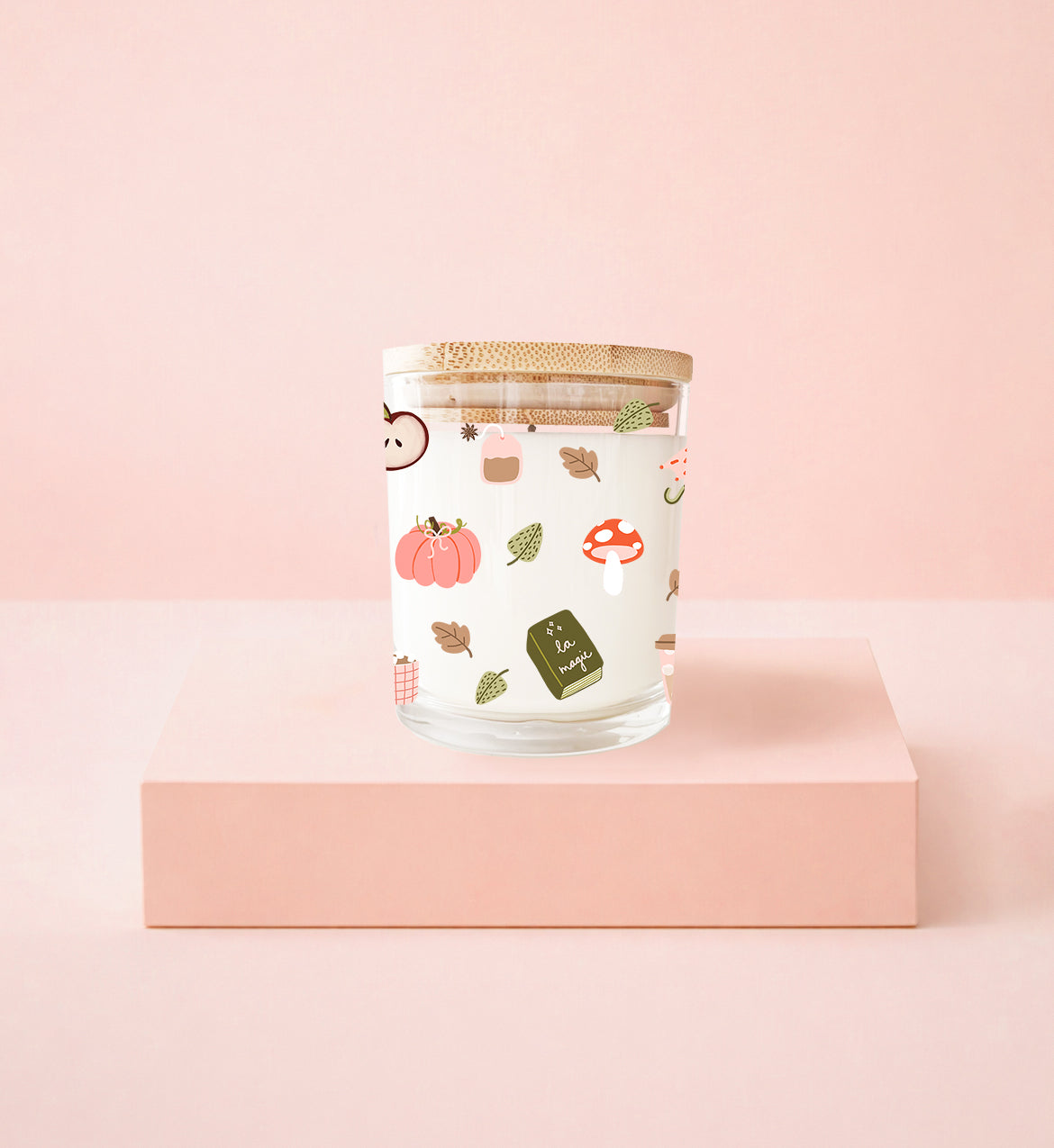 Bougie réutilisable 8oz - Pumpkin spice latte