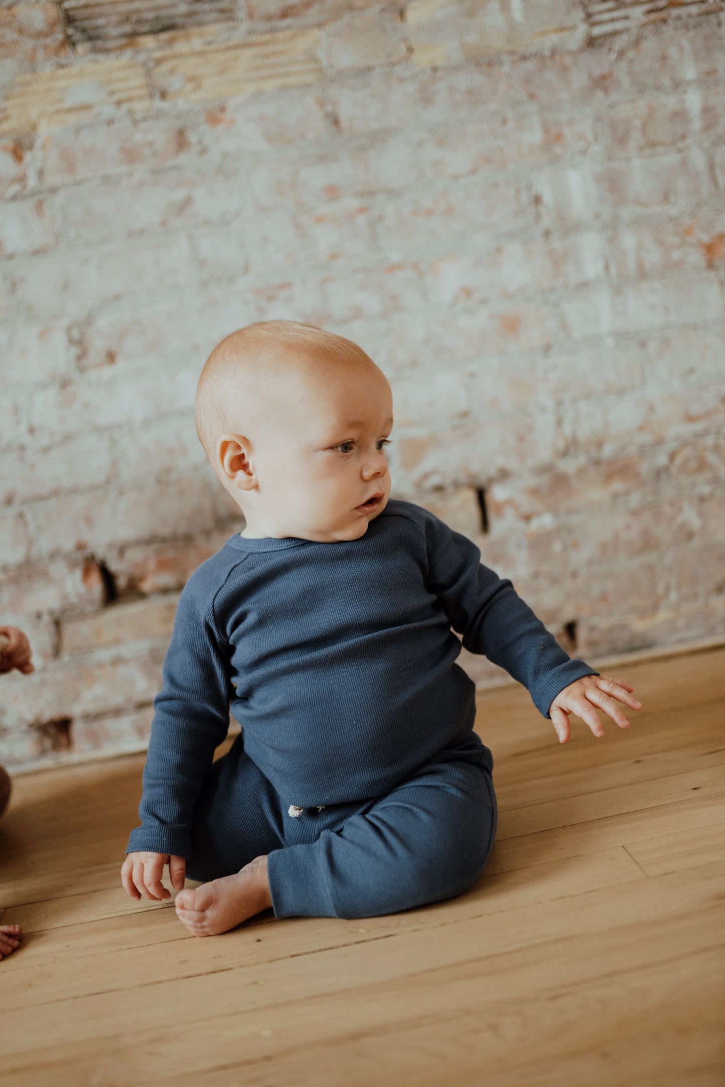 Ribbed Jogger Set – Dark Blue