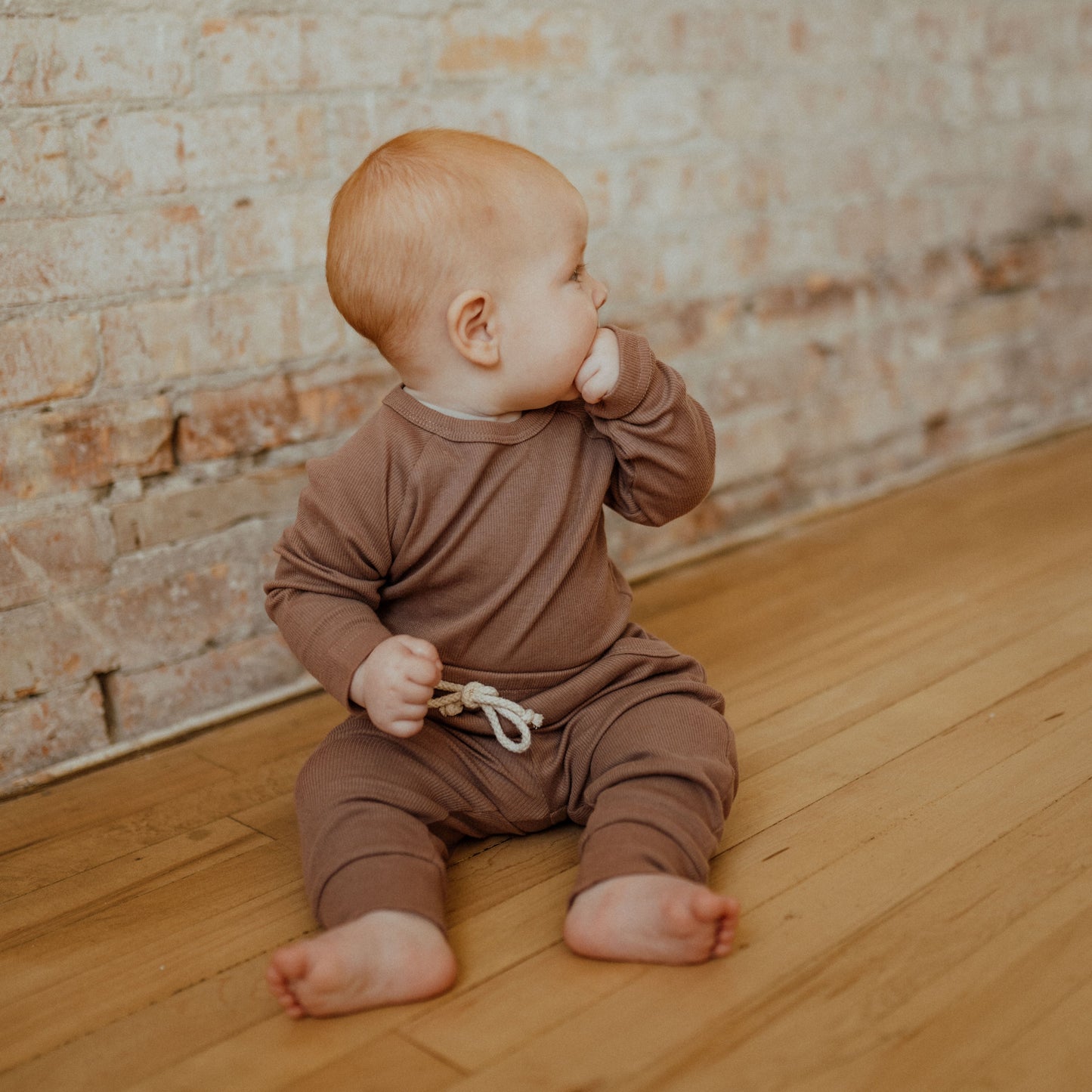 Ribbed Jogger Set – Mauve