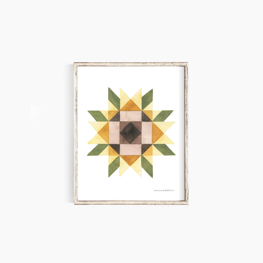 Sunflower Barn Quilt