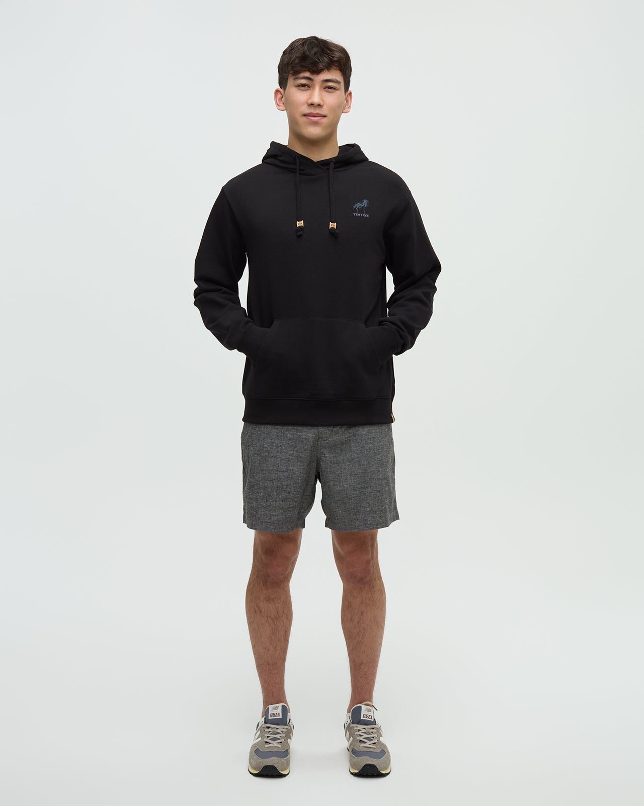 Haiti Palm Logo Relaxed Hoodie