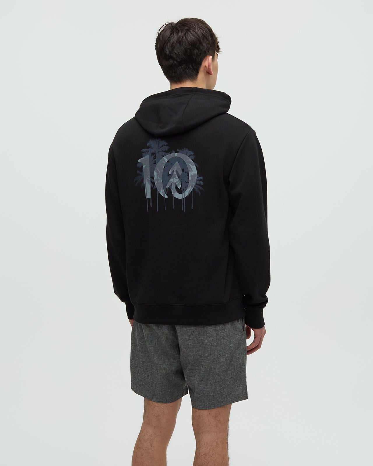 Haiti Palm Logo Relaxed Hoodie