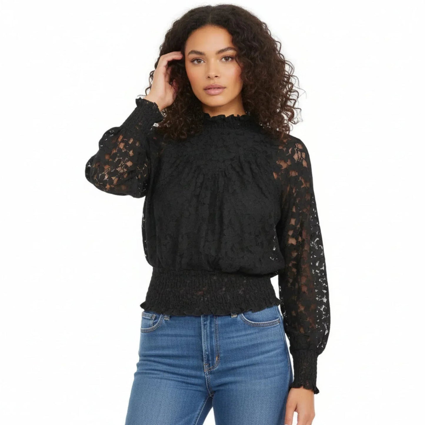 Blouse en dentelle