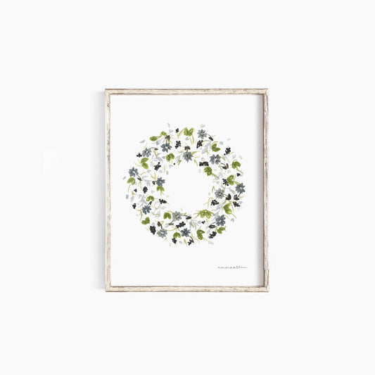Blue Wreath