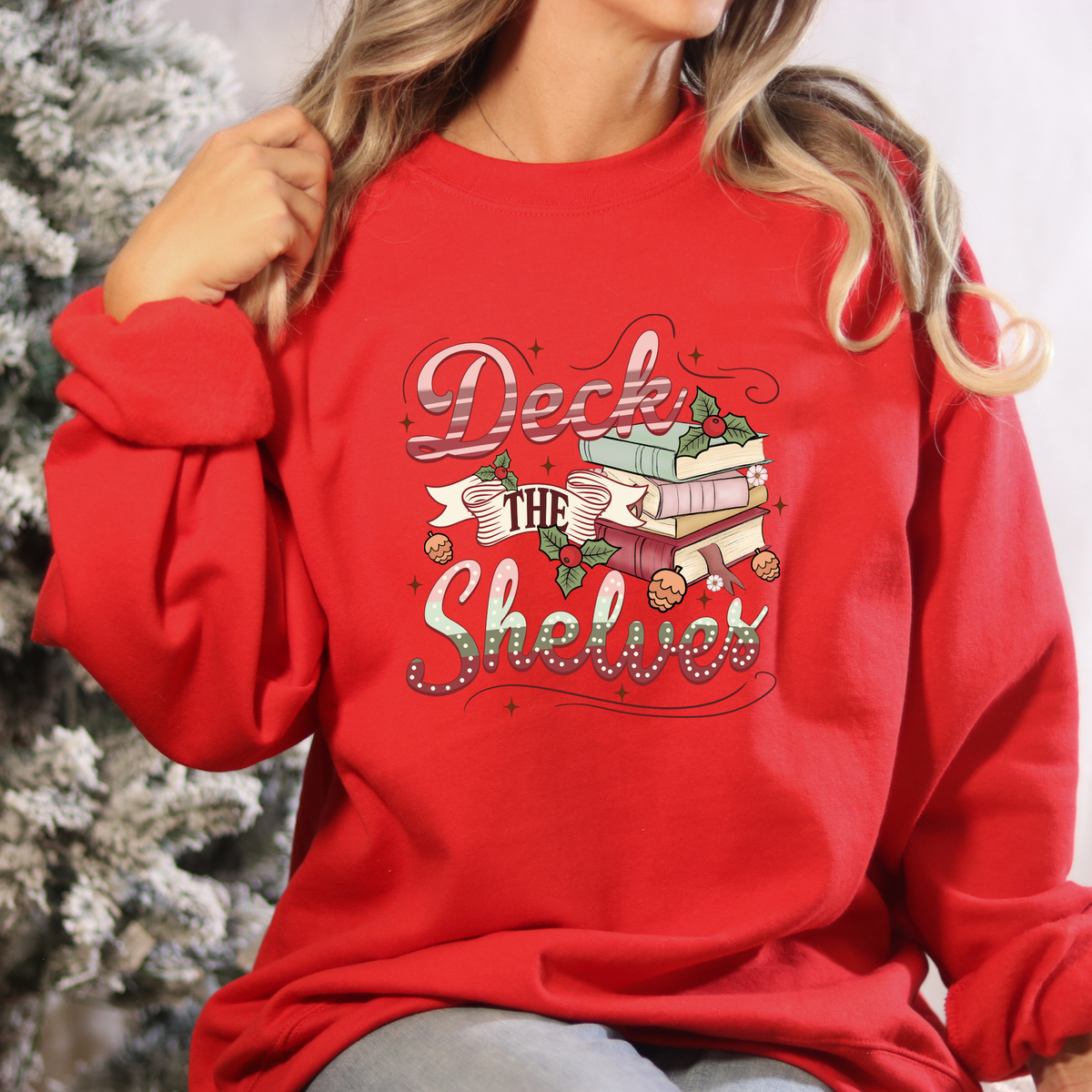 Bookish Holiday Humor Christmas Sweater