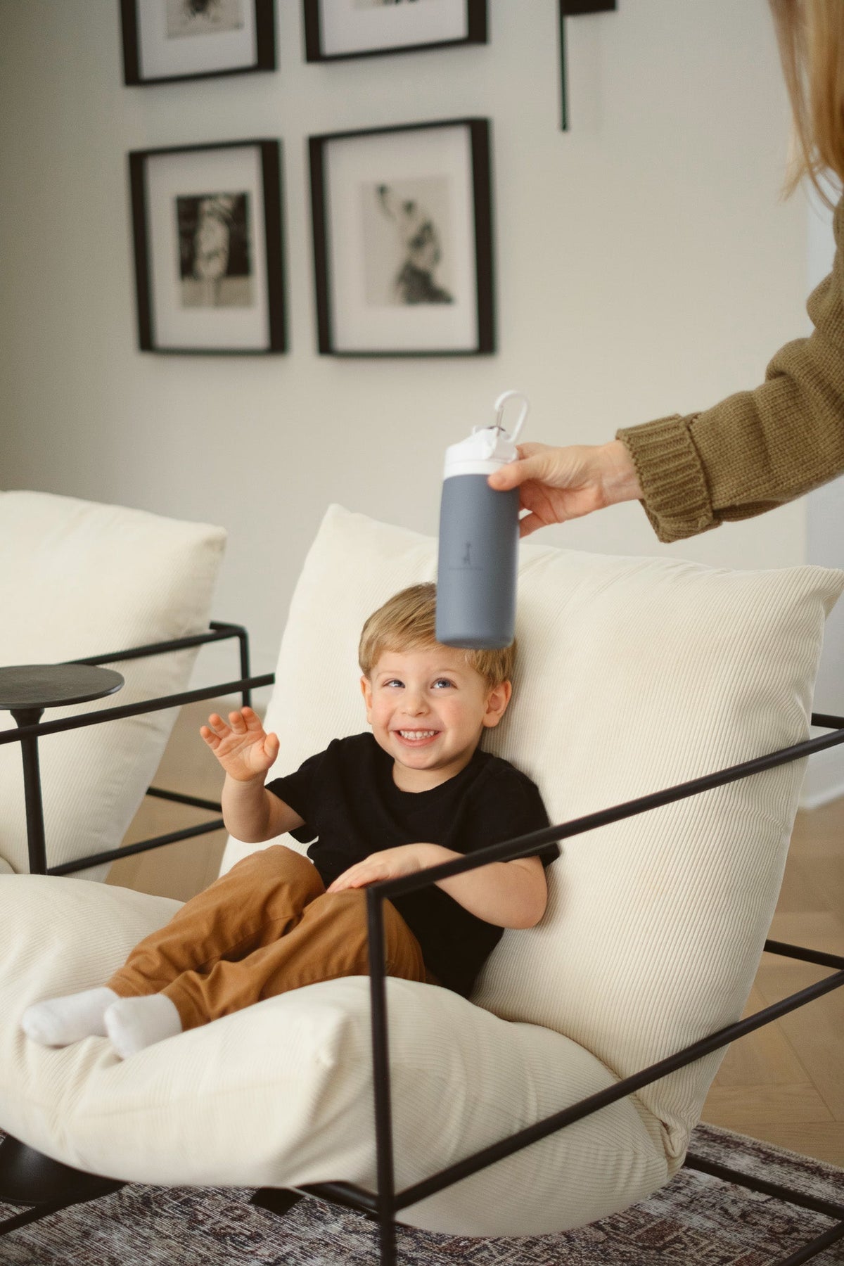 Bouteille d’eau pour enfant en silicone 450 ml | Anti-fuite