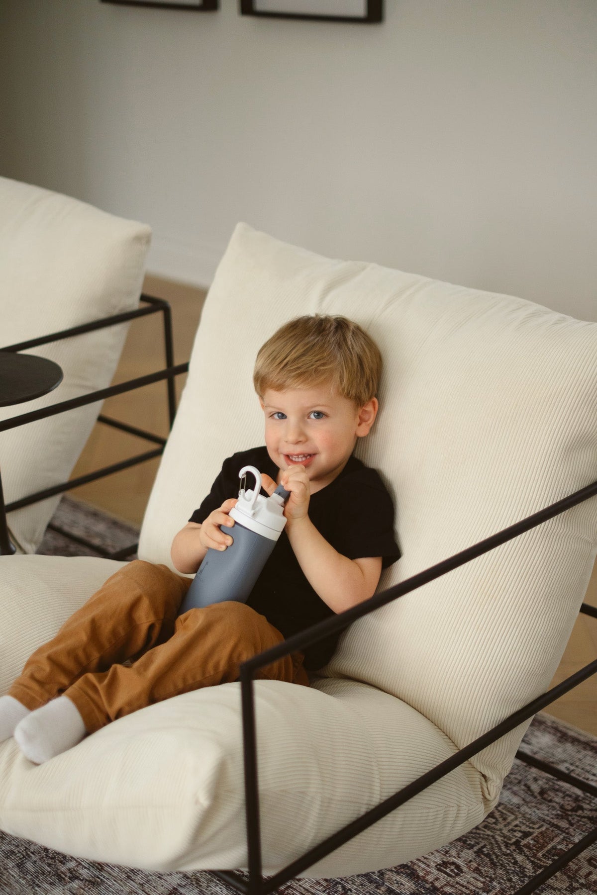Bouteille d’eau pour enfant en silicone 450 ml | Anti-fuite