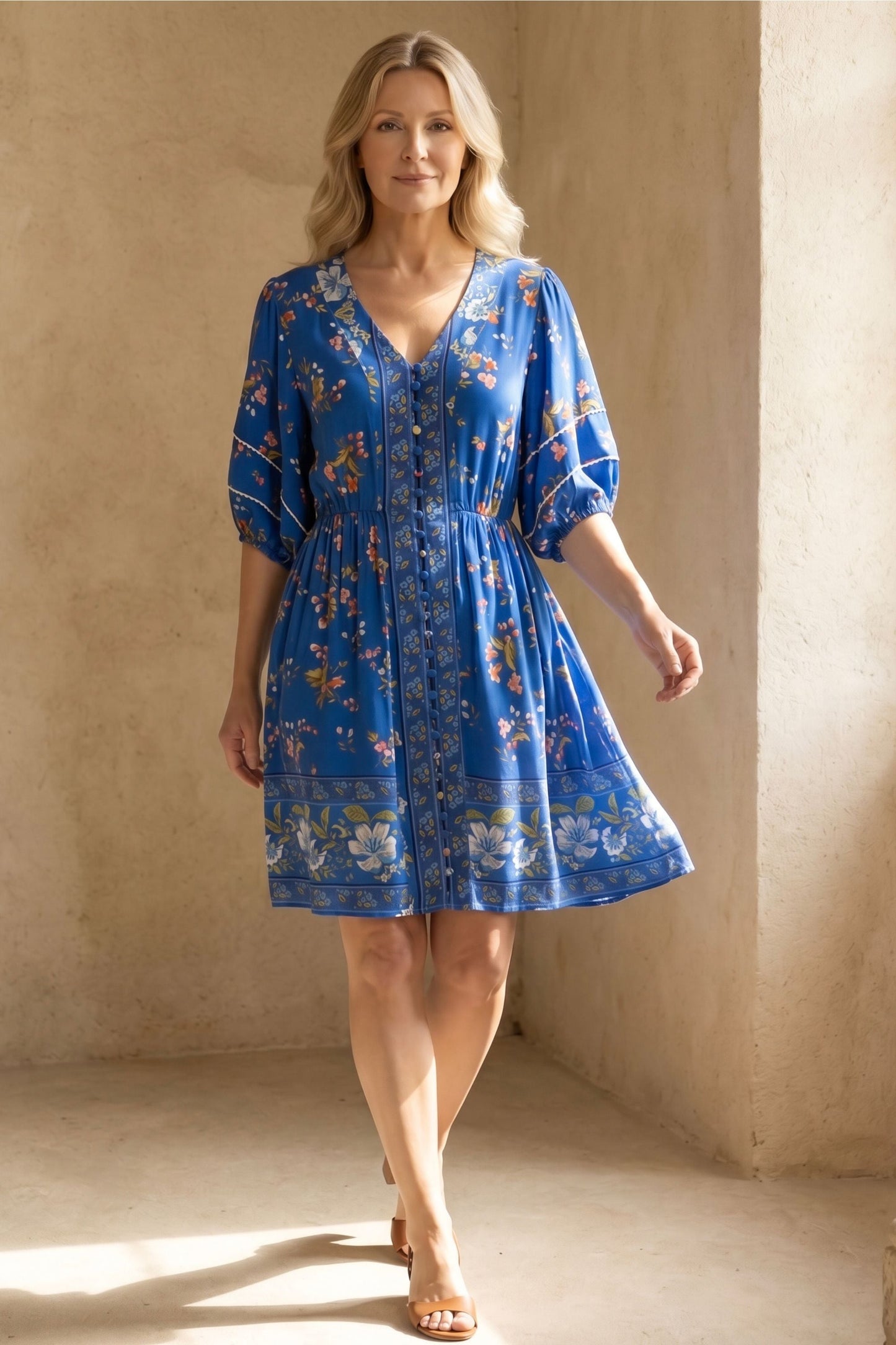 PRE-SALE | Brigitta Printed Boho Dress