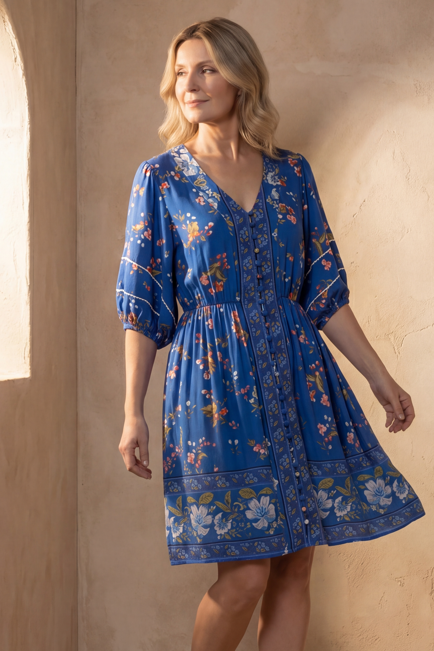 PRE-SALE | Brigitta Printed Boho Dress