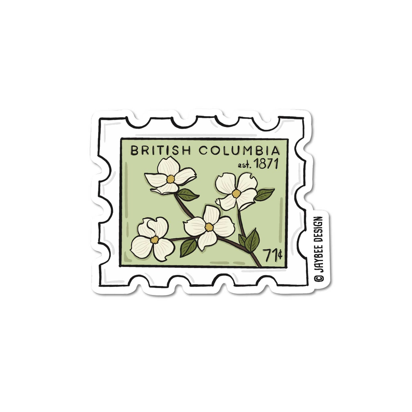 Canada Stamp Vinyl Sticker Pack