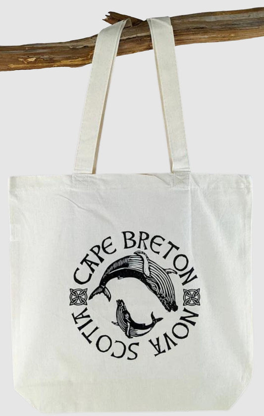 Cape Breton Humpback Whale Pair Tote Bag