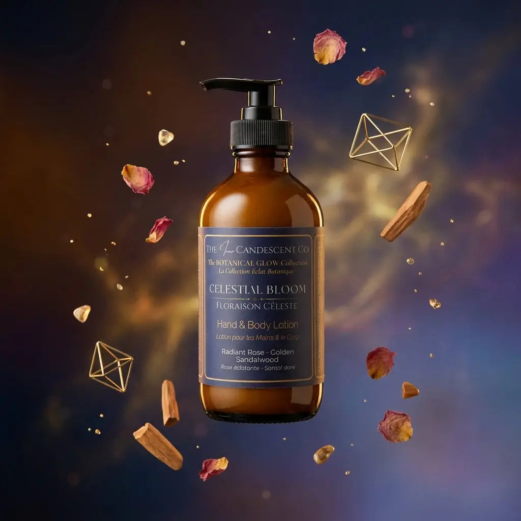CELESTIAL BLOOM | Rose, Amber & Sandalwood Luxury Hand & Body Lotion