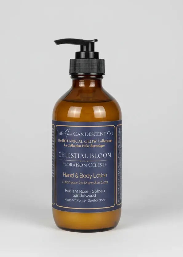 CELESTIAL BLOOM | Rose, Amber & Sandalwood Luxury Hand & Body Lotion