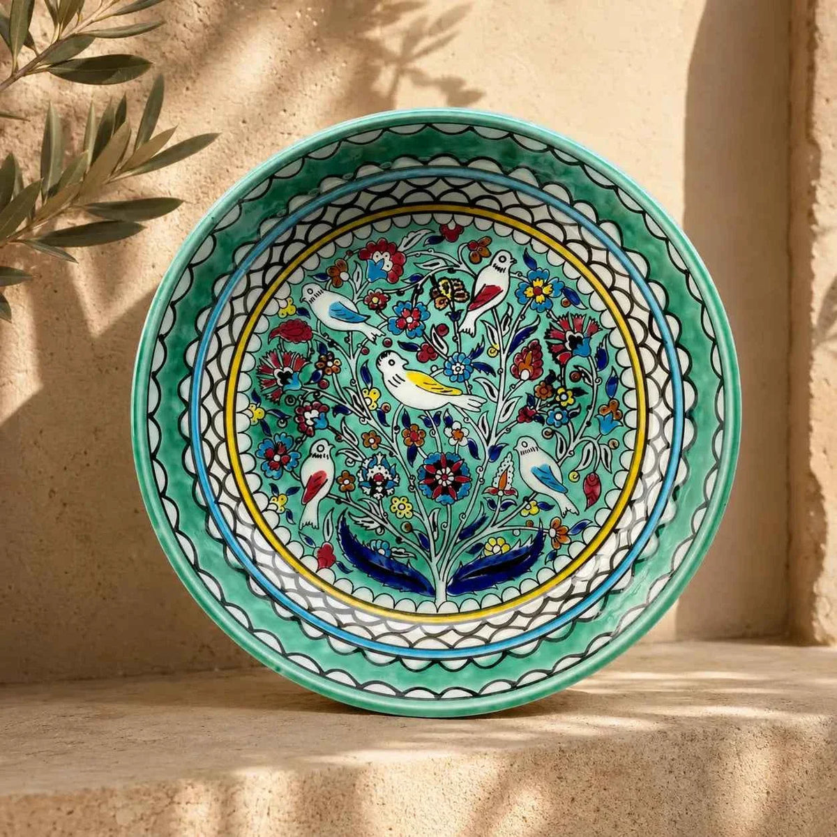 Janna Floral Ceramic Serving Bowl – Salad & Pasta – 23, 28 & 35cm