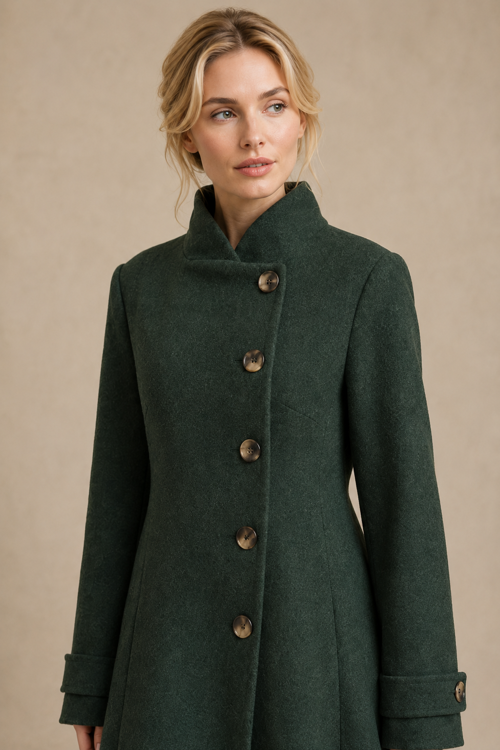 Harper Retro Flared Coat