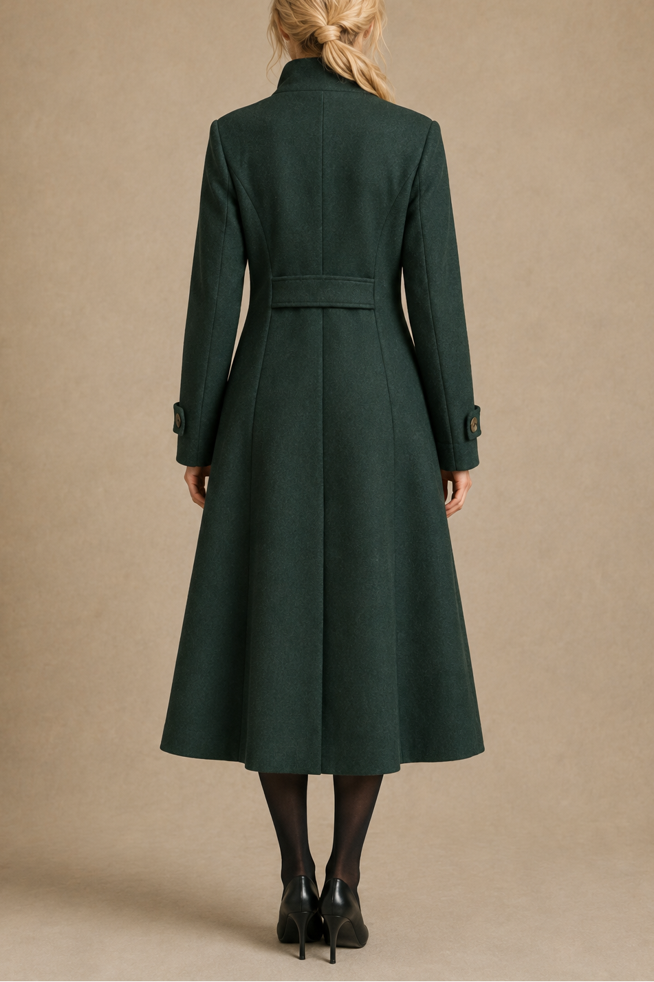 Harper Retro Flared Coat