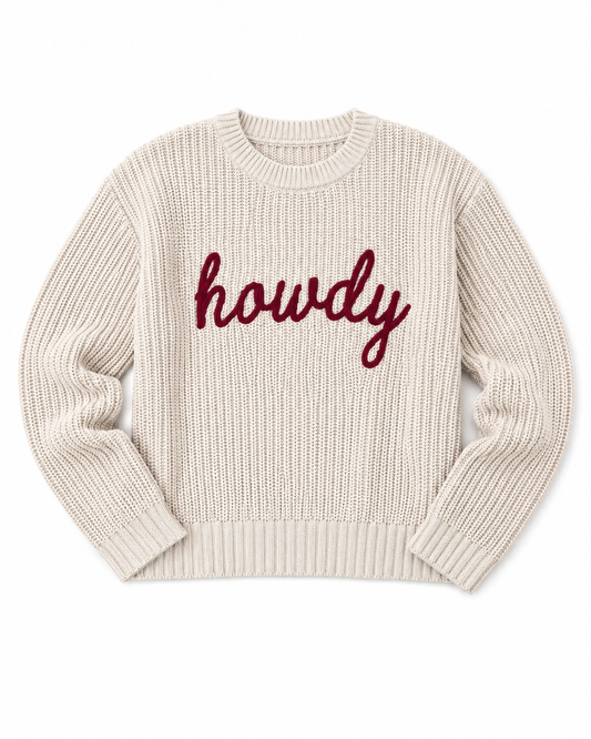Howdy Adult Sweater
