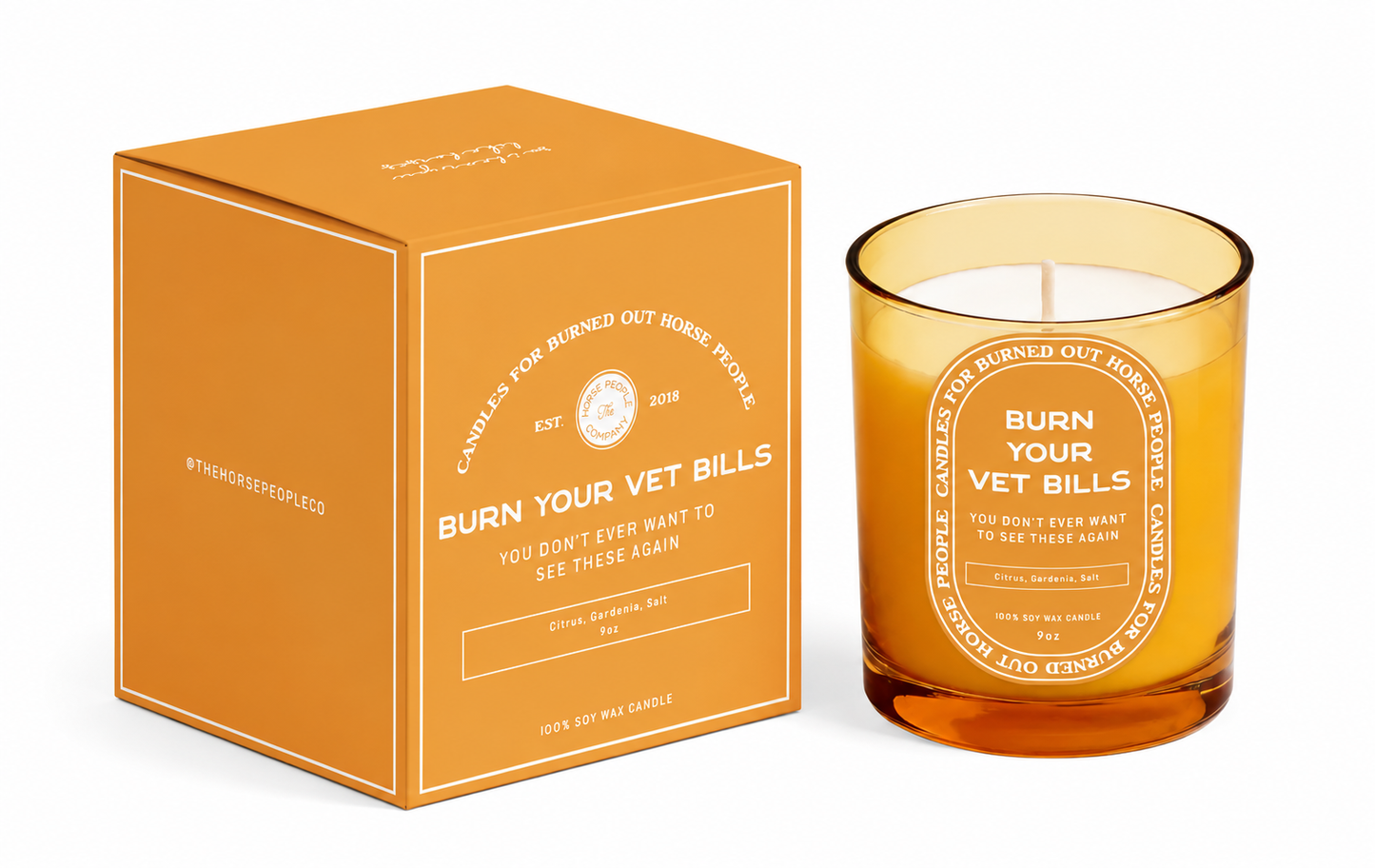 Candles for Burned-Out Horse People | Burn Your Vet Bills