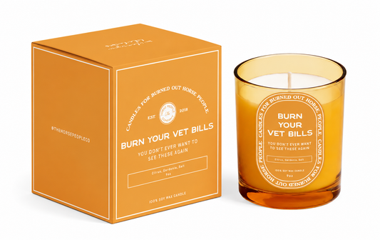 Candles for Burned-Out Horse People | Burn Your Vet Bills