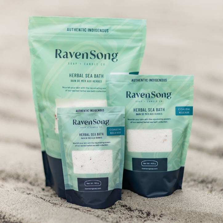 Coastal Release Herbal Sea Bath Soak  | Wild Botanicals + Bitter Orange + Clary Sage