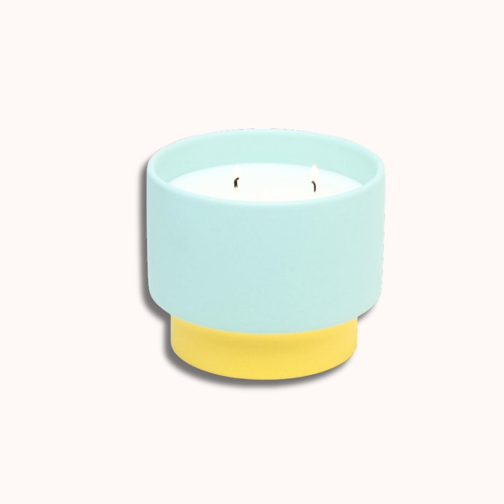 Color Block 16 oz Candle - Minty Verde
