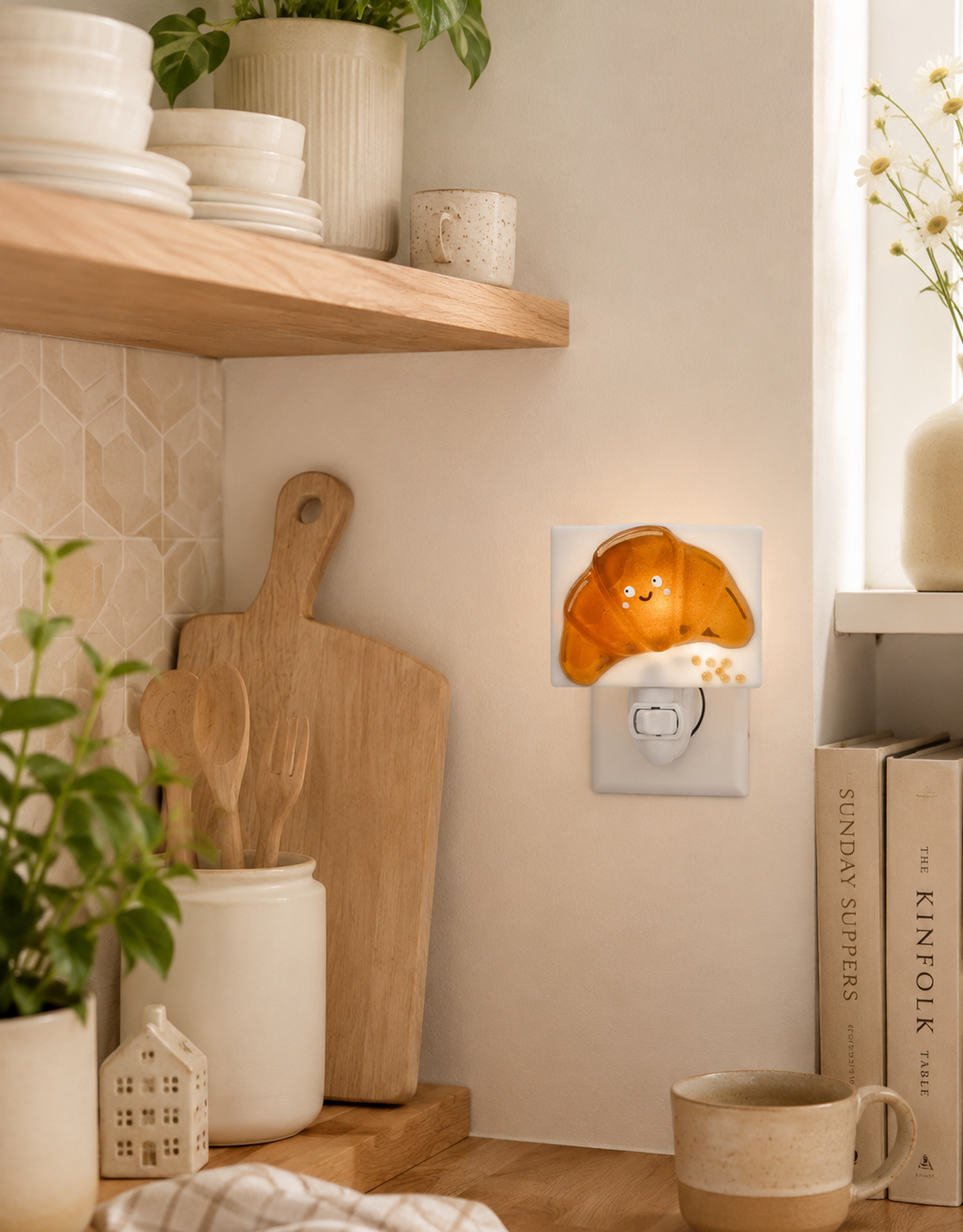 Night Light - Christian the Croissant - Veille sur toi