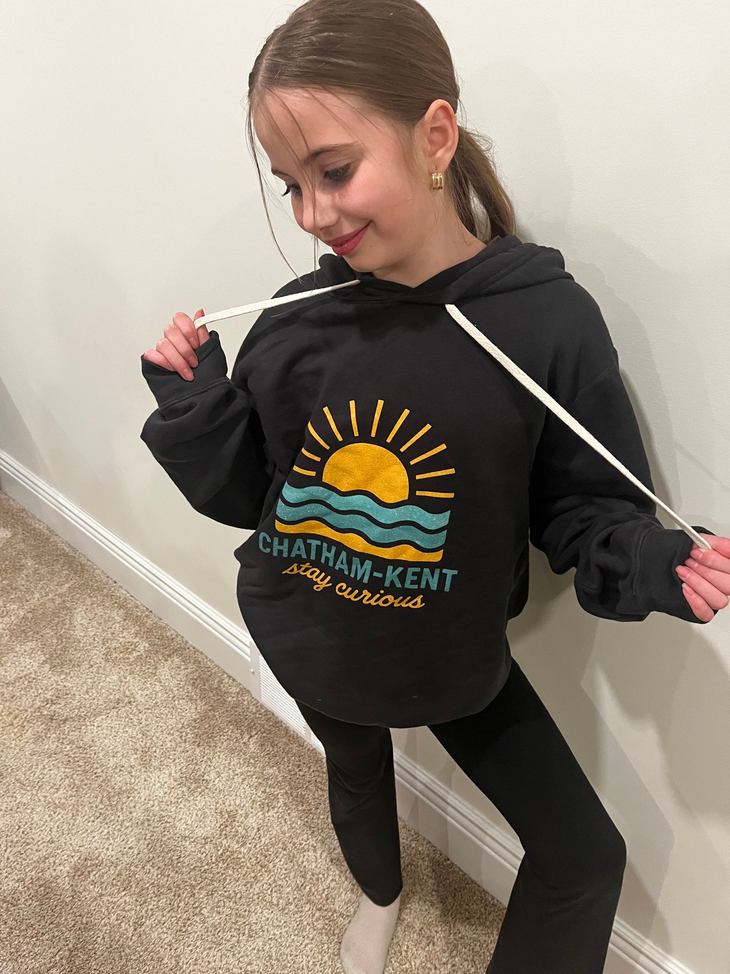 Retro Sunrise Unisex lightweight hoodie