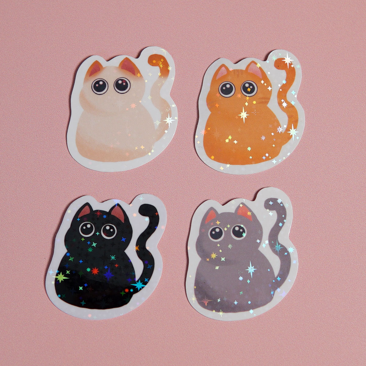 Purfect White Cat Sticker