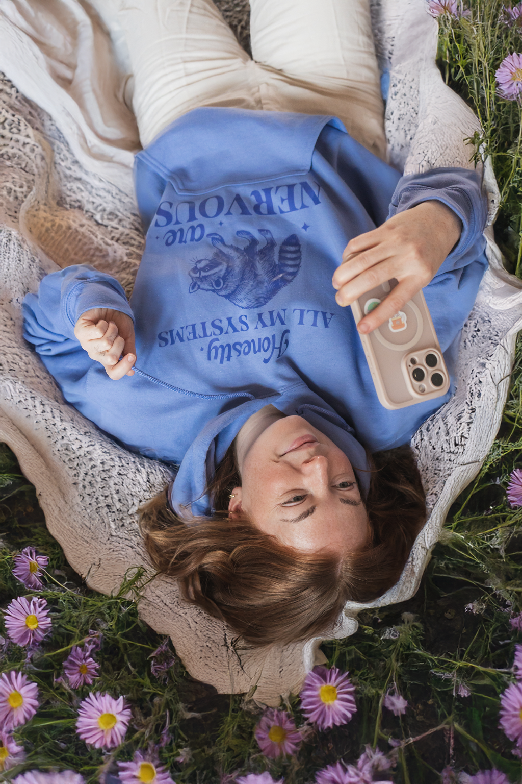 Honestly, All My Systems Are Nervous Raccoon Hoodie