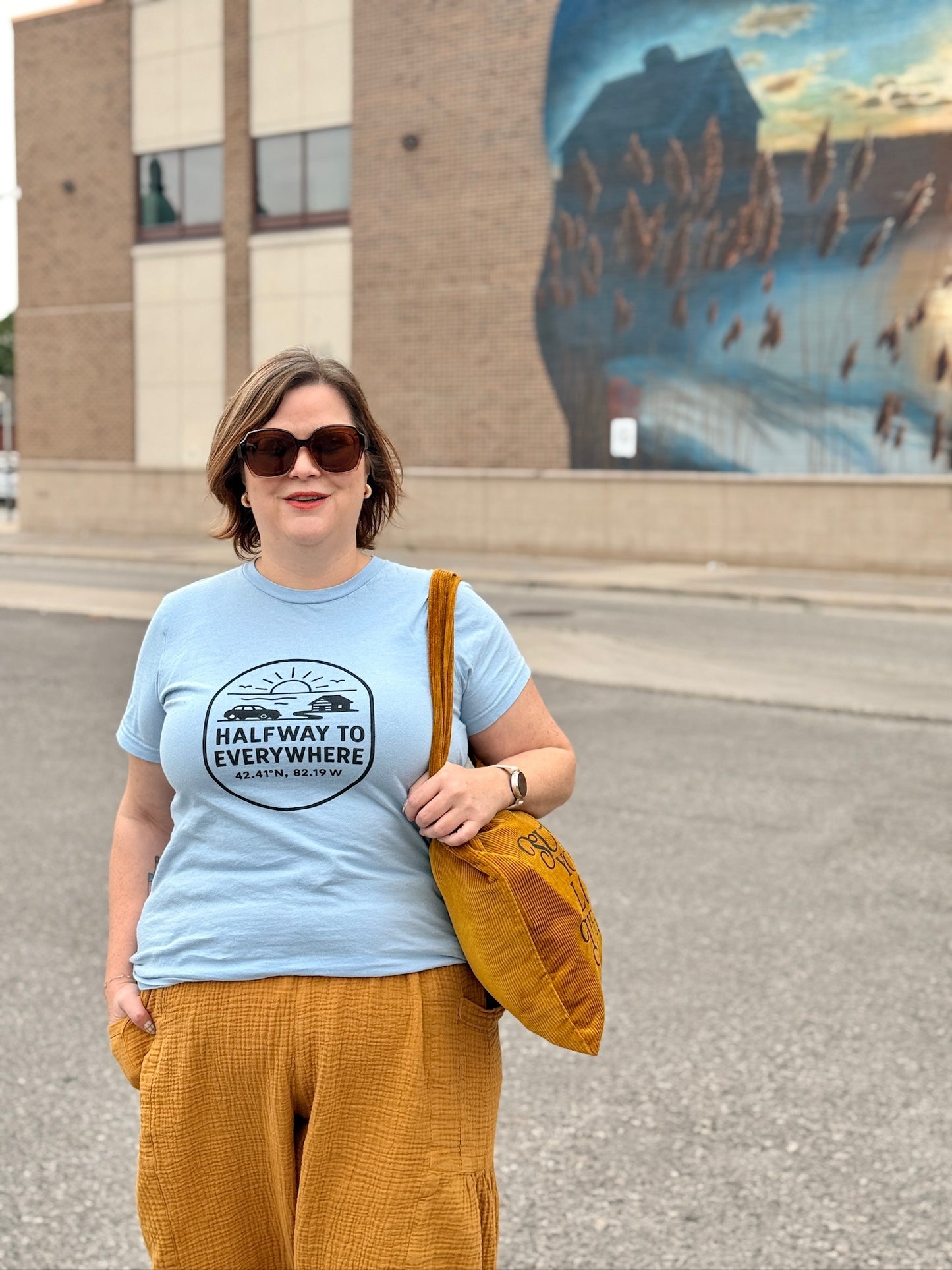 Halfway to Everywhere Unisex t-shirt