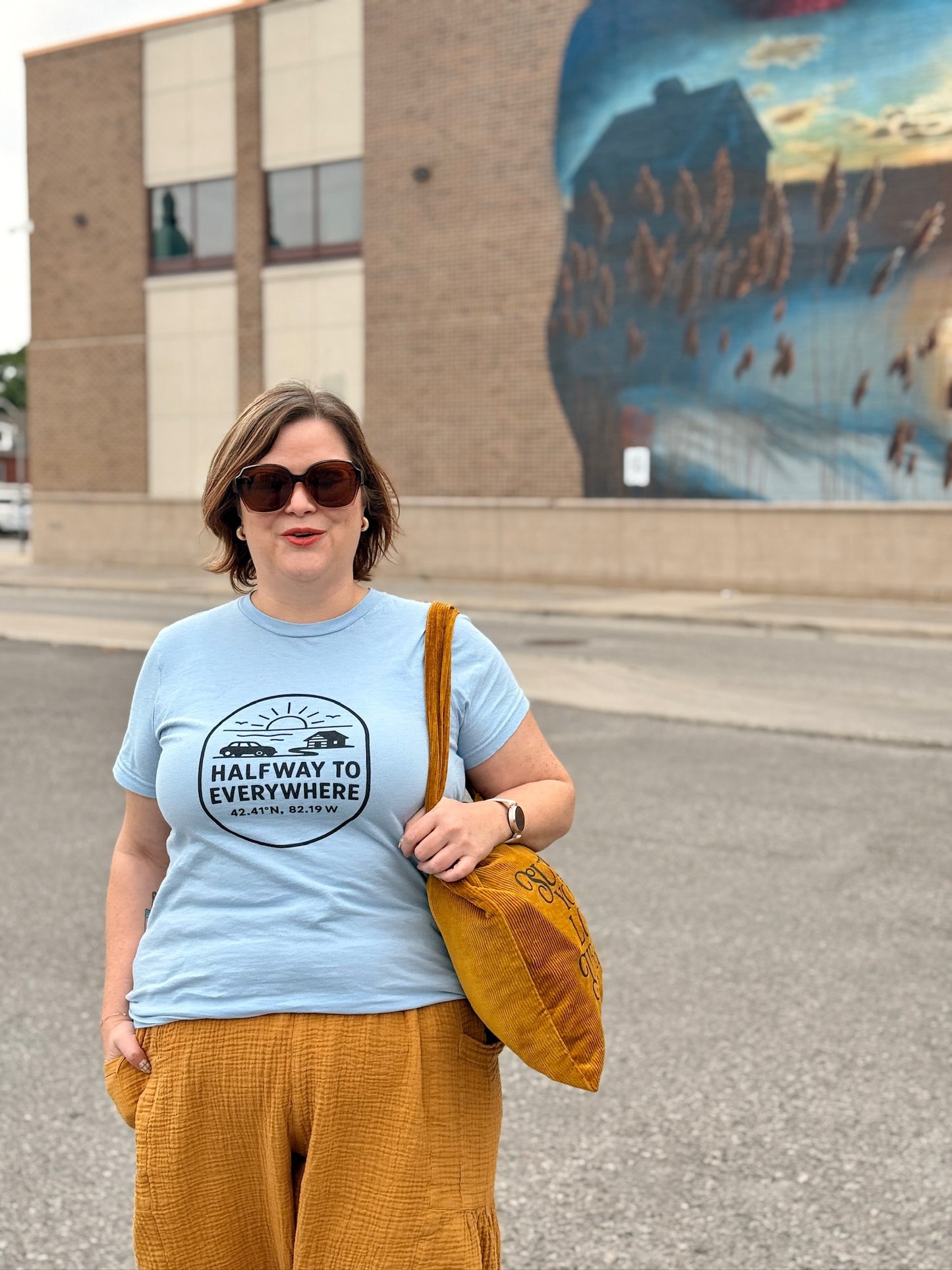 Halfway to Everywhere Unisex t-shirt