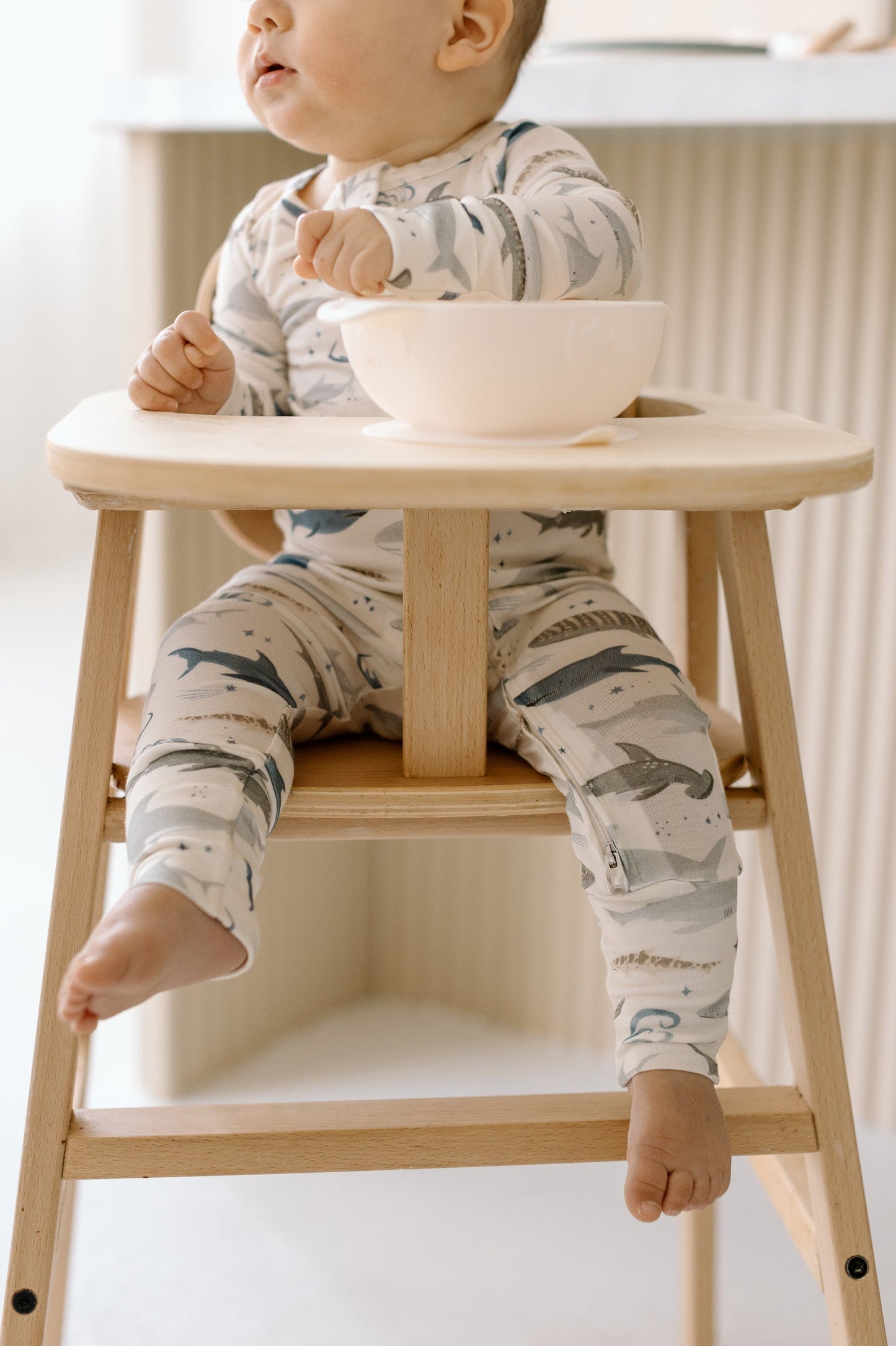 Baby Sleeper TENCEL™ - Smiley Sharks