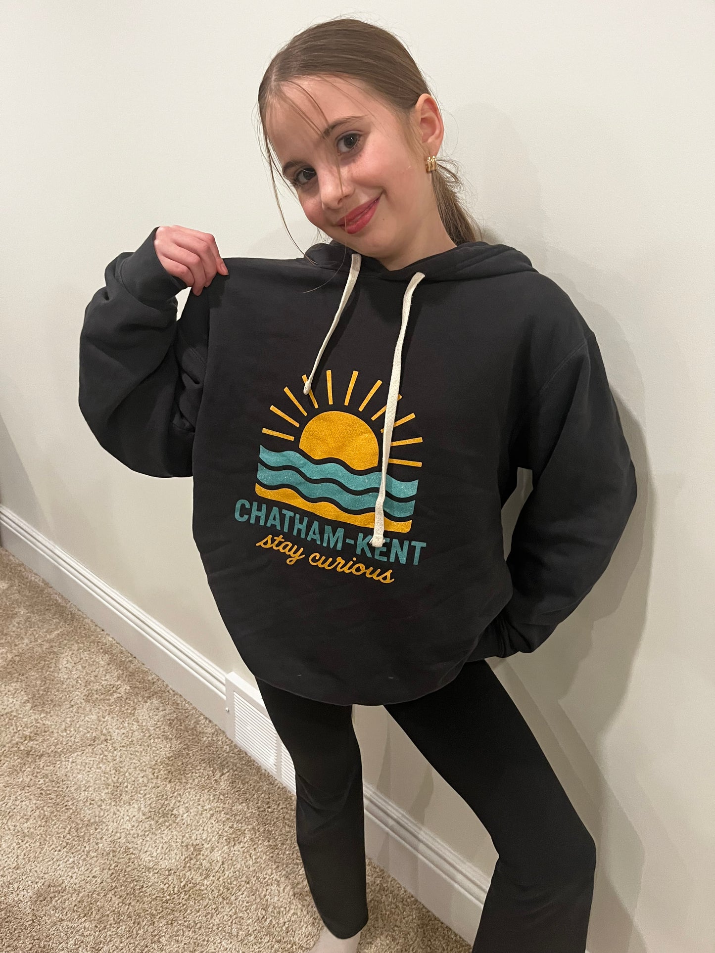 Retro Sunrise Unisex lightweight hoodie