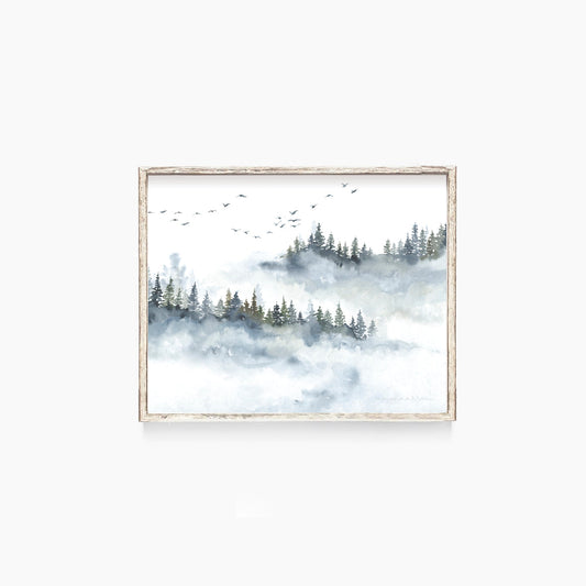 Foggy Trees