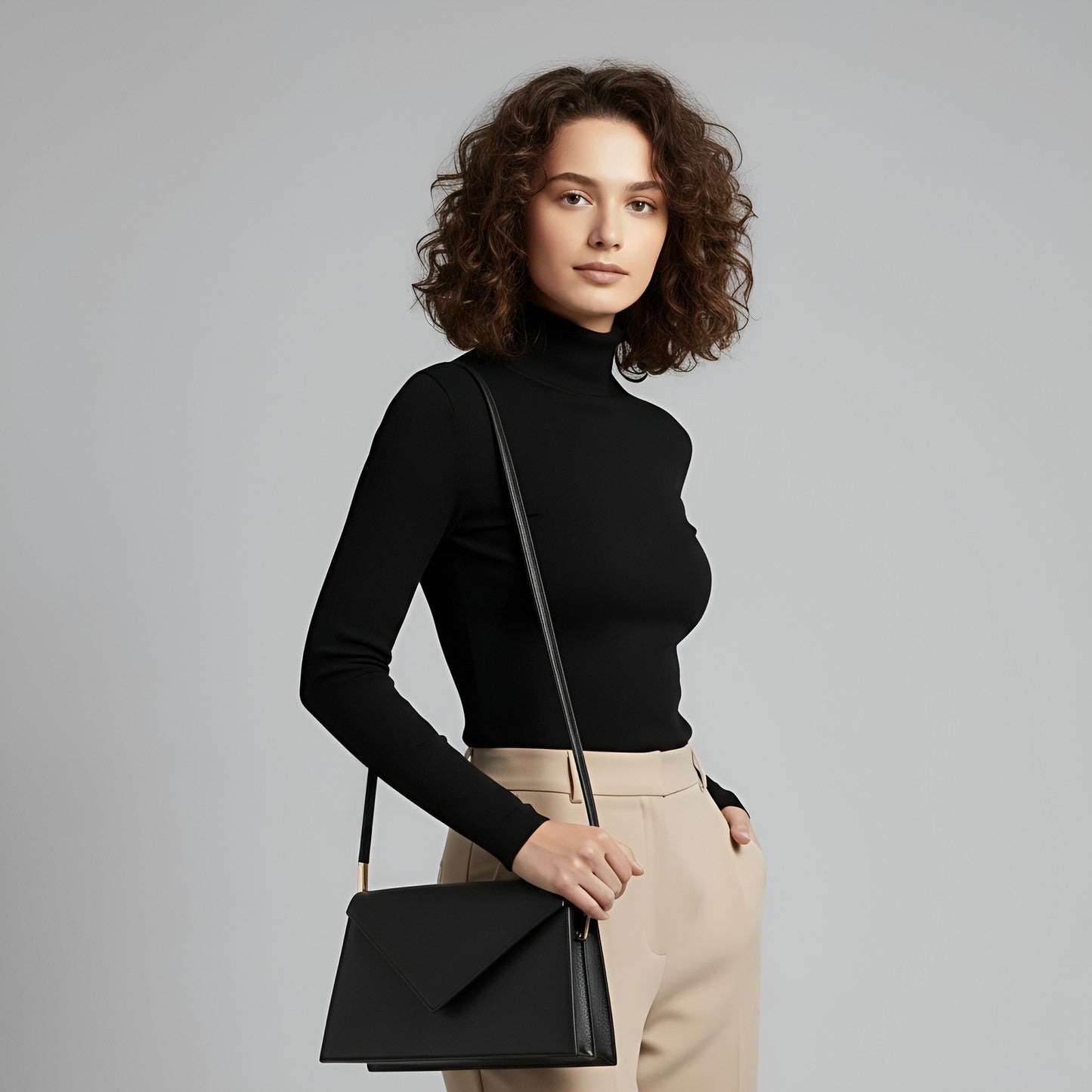 SOHO - Elegant Leather Envelope Crossbody Bag