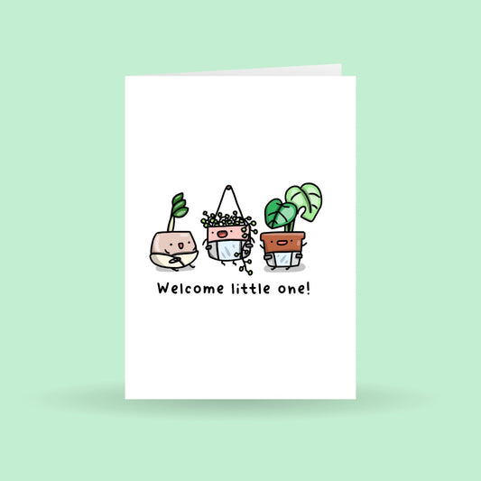 Welcome Little One Greeting Card