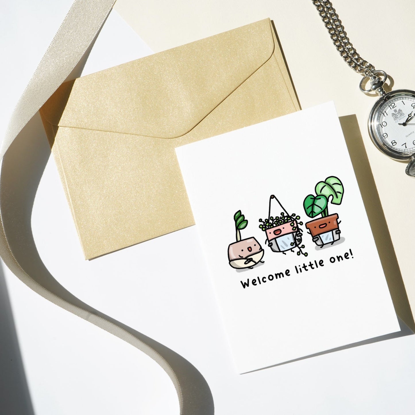 Welcome Little One Greeting Card