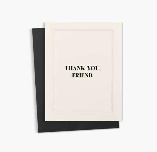 Thank you Friend Card
