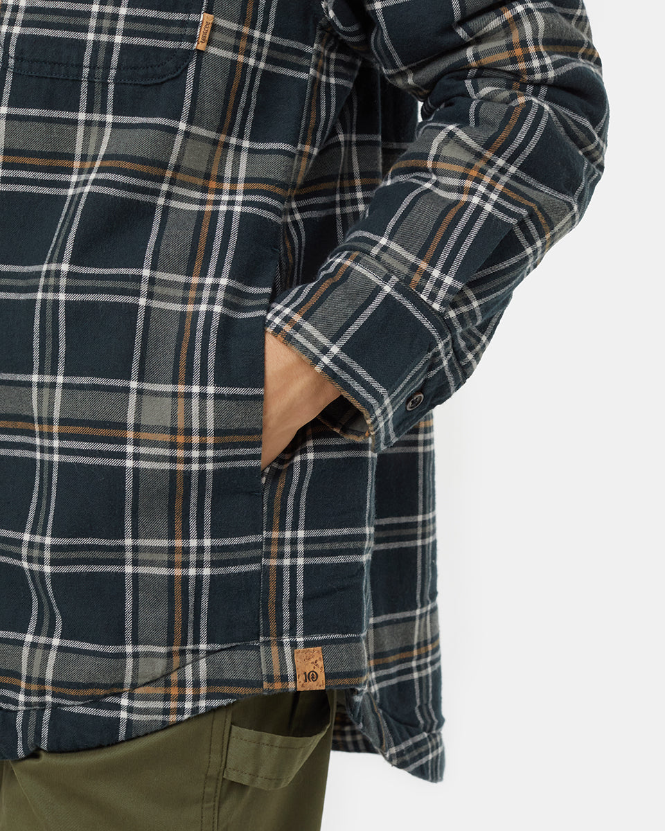 Kapok Flannel Insulated Jacket
