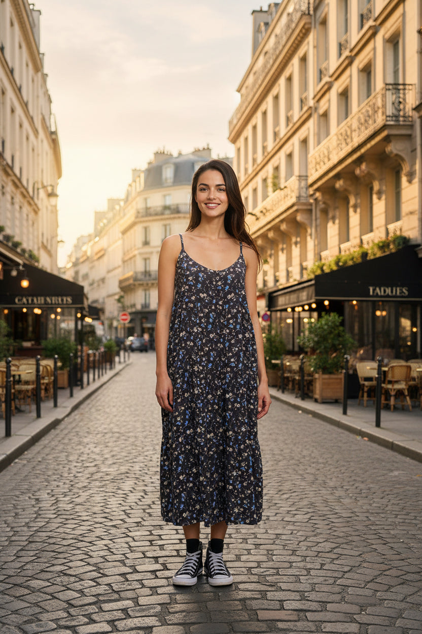 EcoWoven Crepe Hopewell Dress
