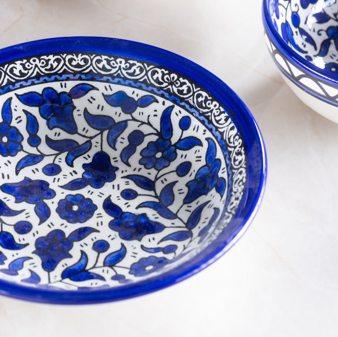 Dishes (Low Bowl) | Hand-Painted Palestinian Ceramic