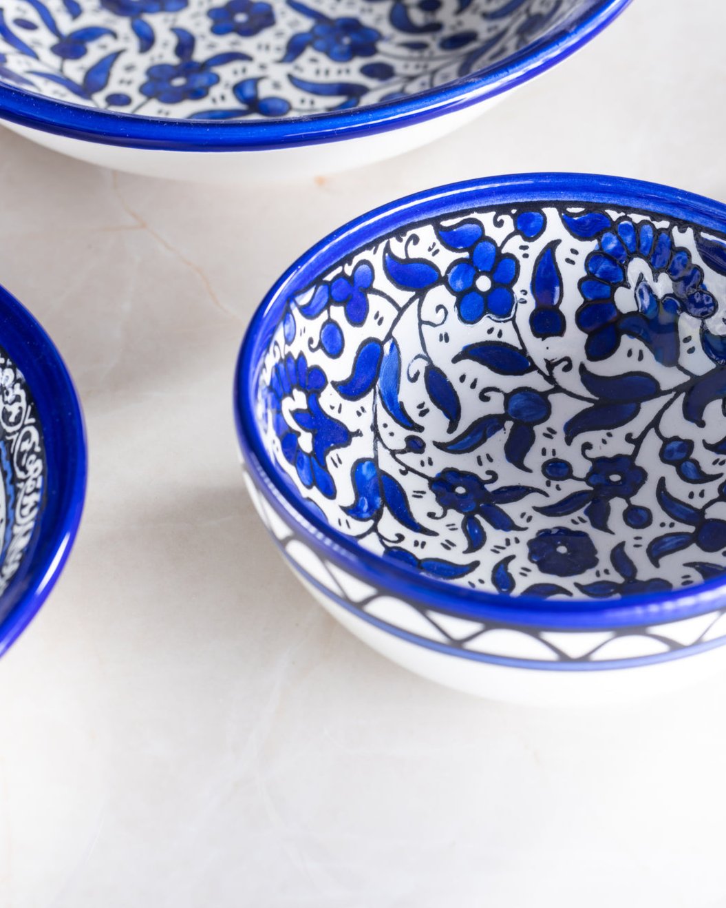 Dip Bowls | Hand-Painted Palestinian Ceramic