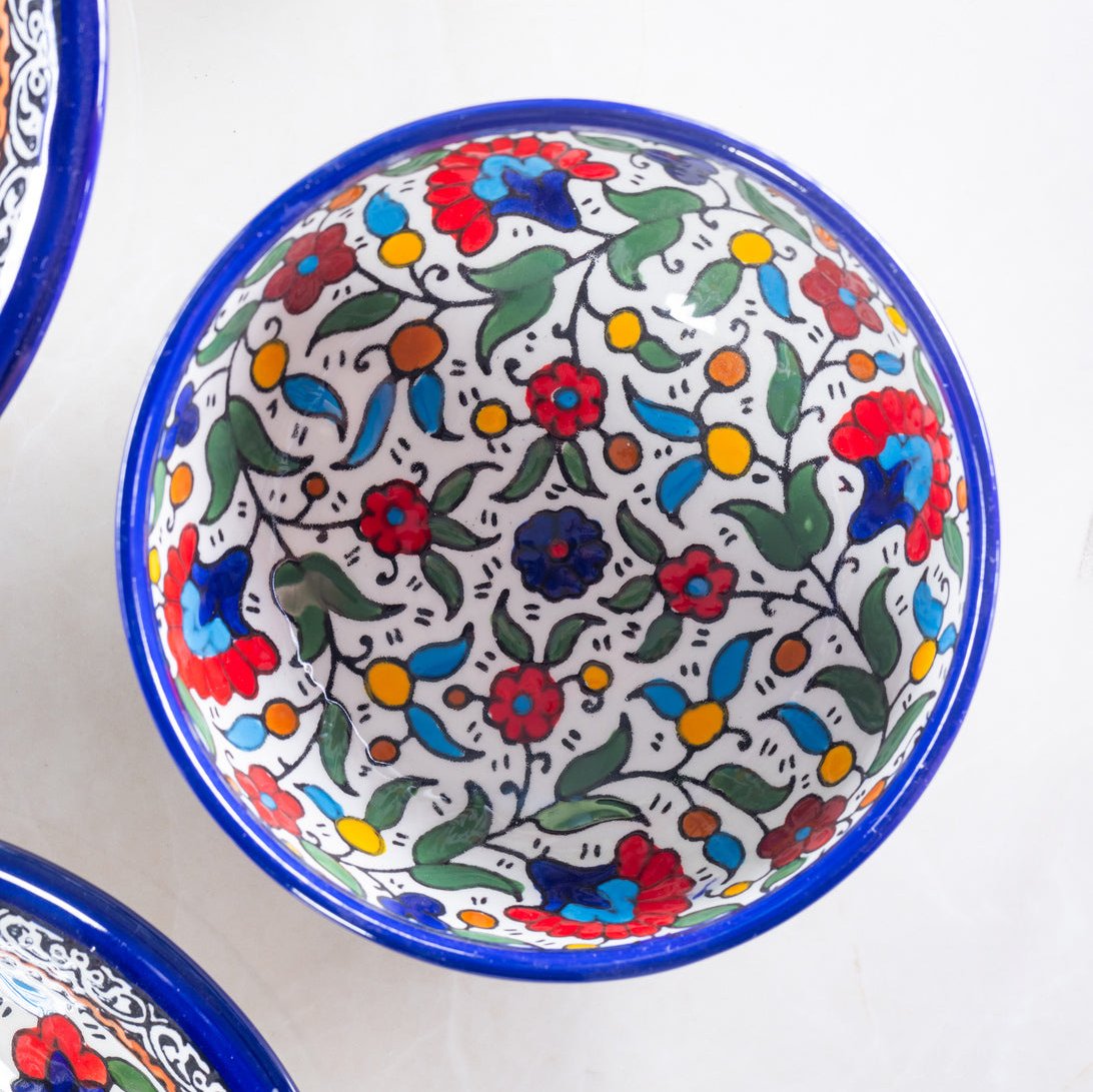 Dip Bowls | Hand-Painted Palestinian Ceramic