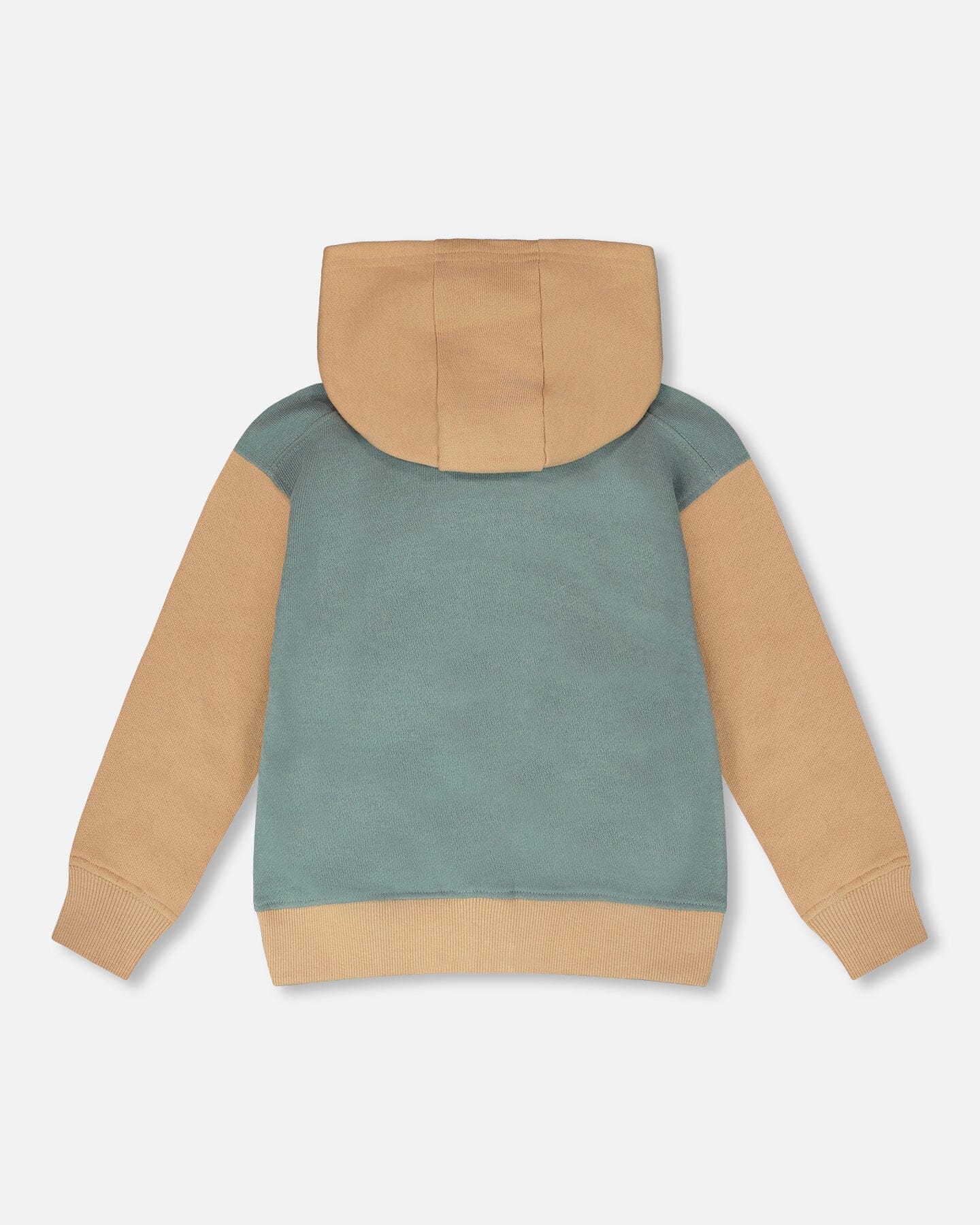 Hooded French Terry Cardigan Mint Green