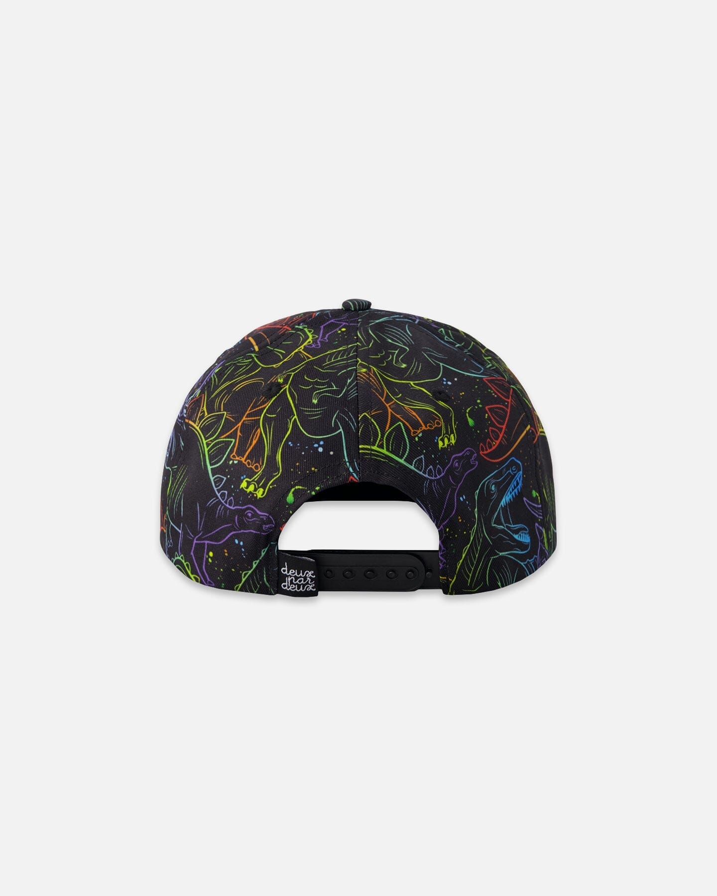 Cap Black Dinosaur Print